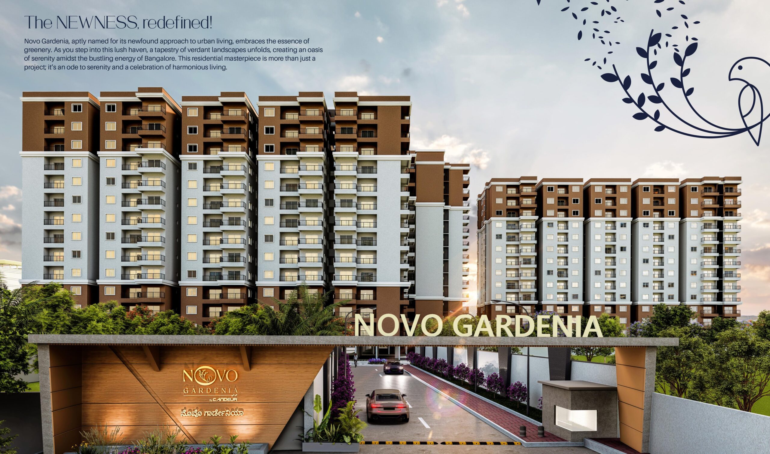 Candeur Novo Gardenia